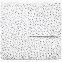 Organic Hand Stitched Gray Quilt - King