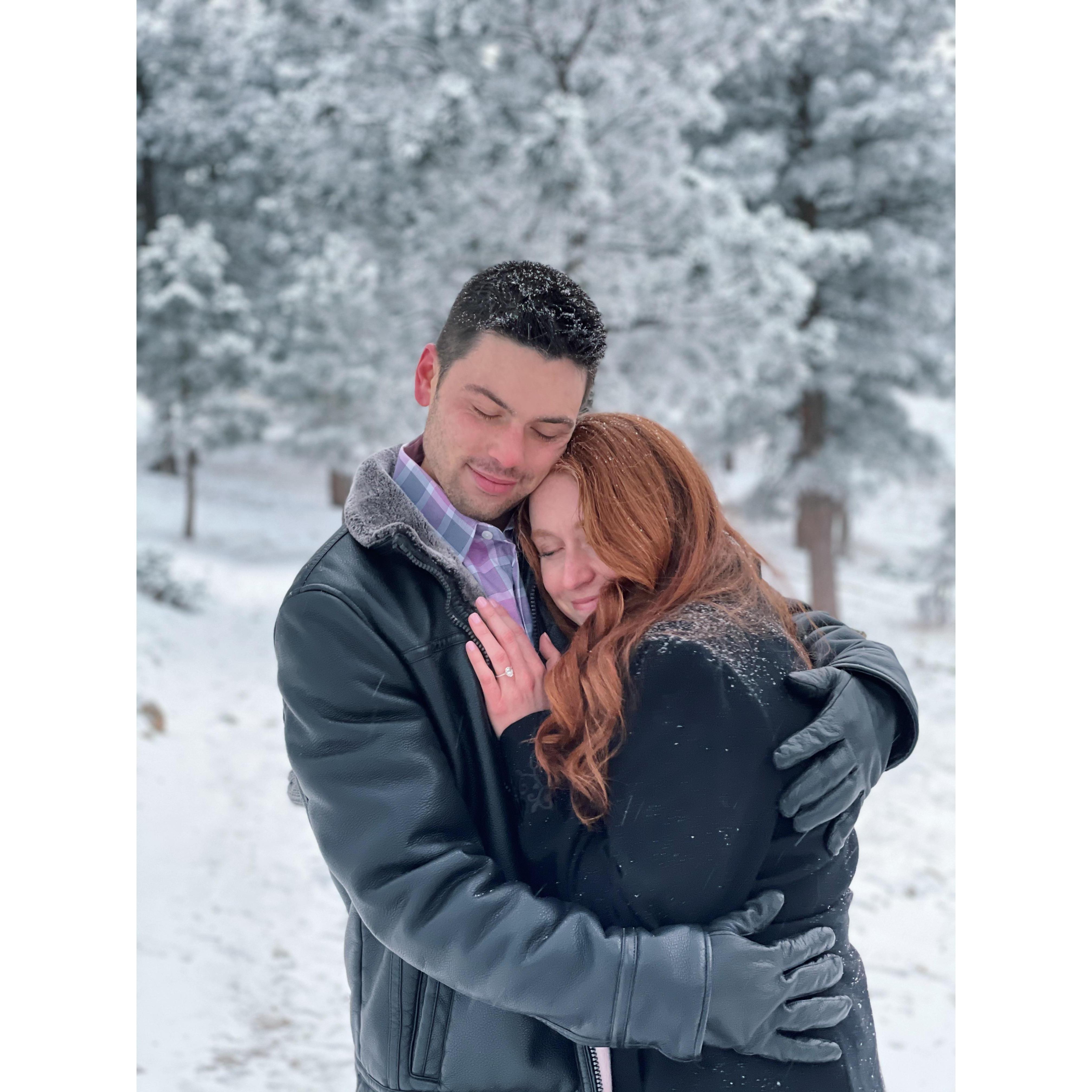 This was the day Alex proposed!