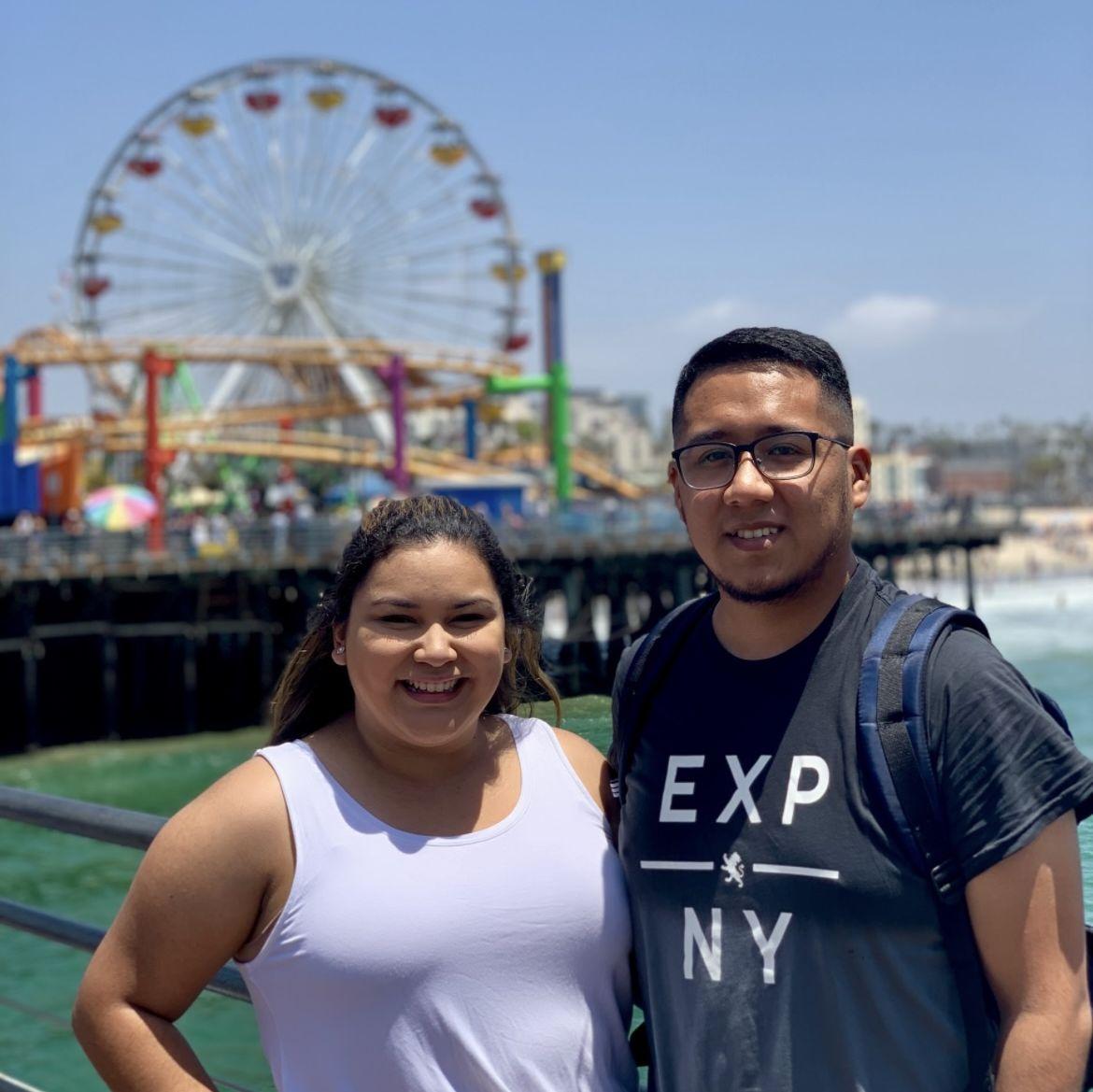 Our first official trip together to California. We even experienced two earthquakes!