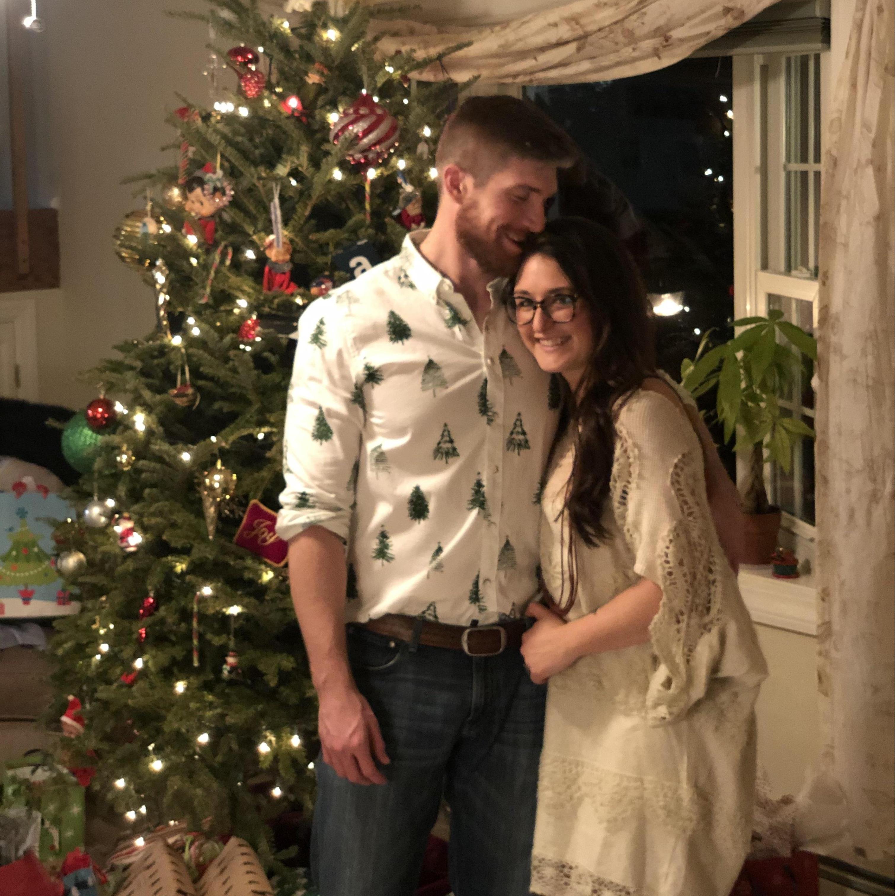 Our first Christmas together.