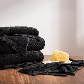 Pure Herringbone 4-Piece Towel Set