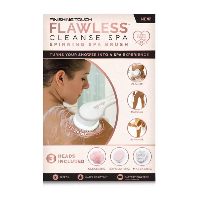 Finishing Touch® Flawless® Cleanse Spa Spinning Spa Brush