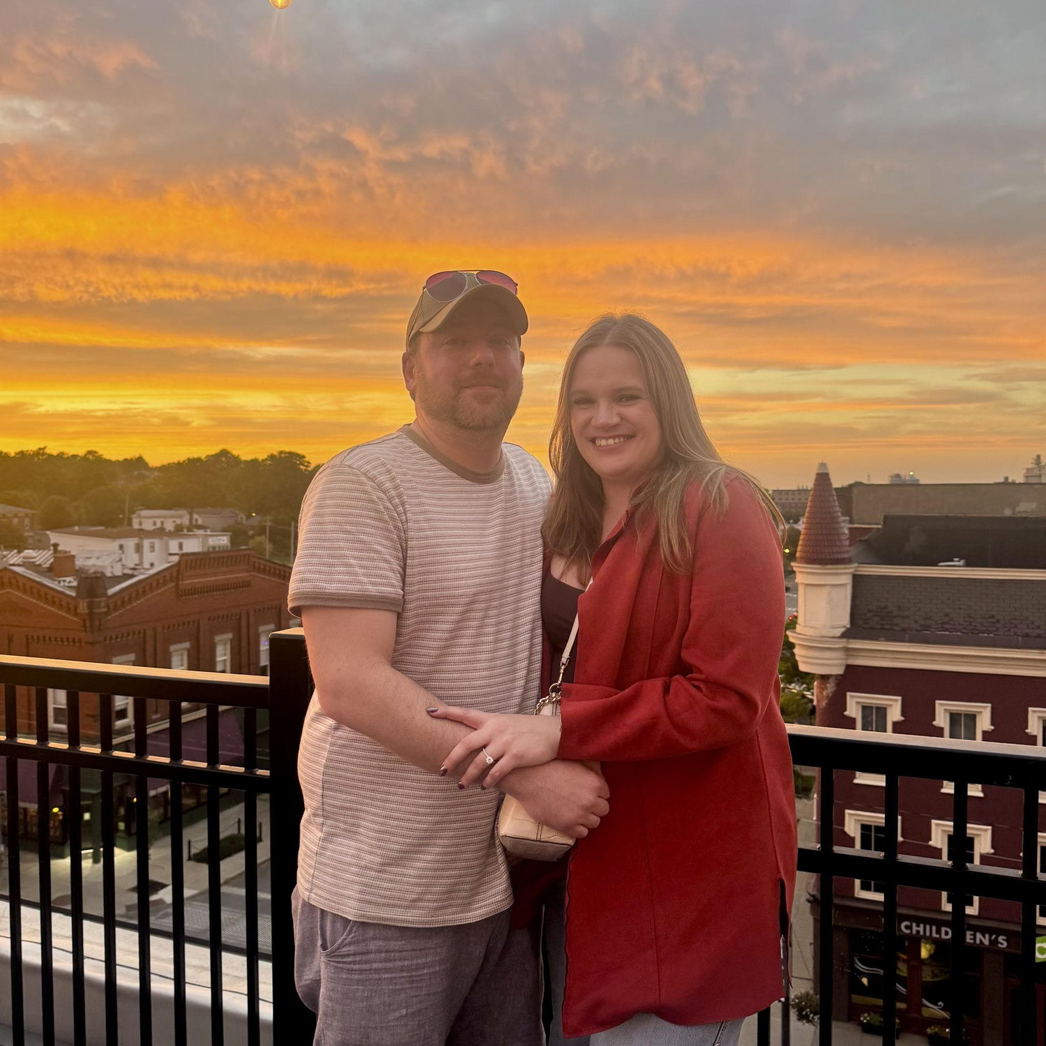 Said yes to forever