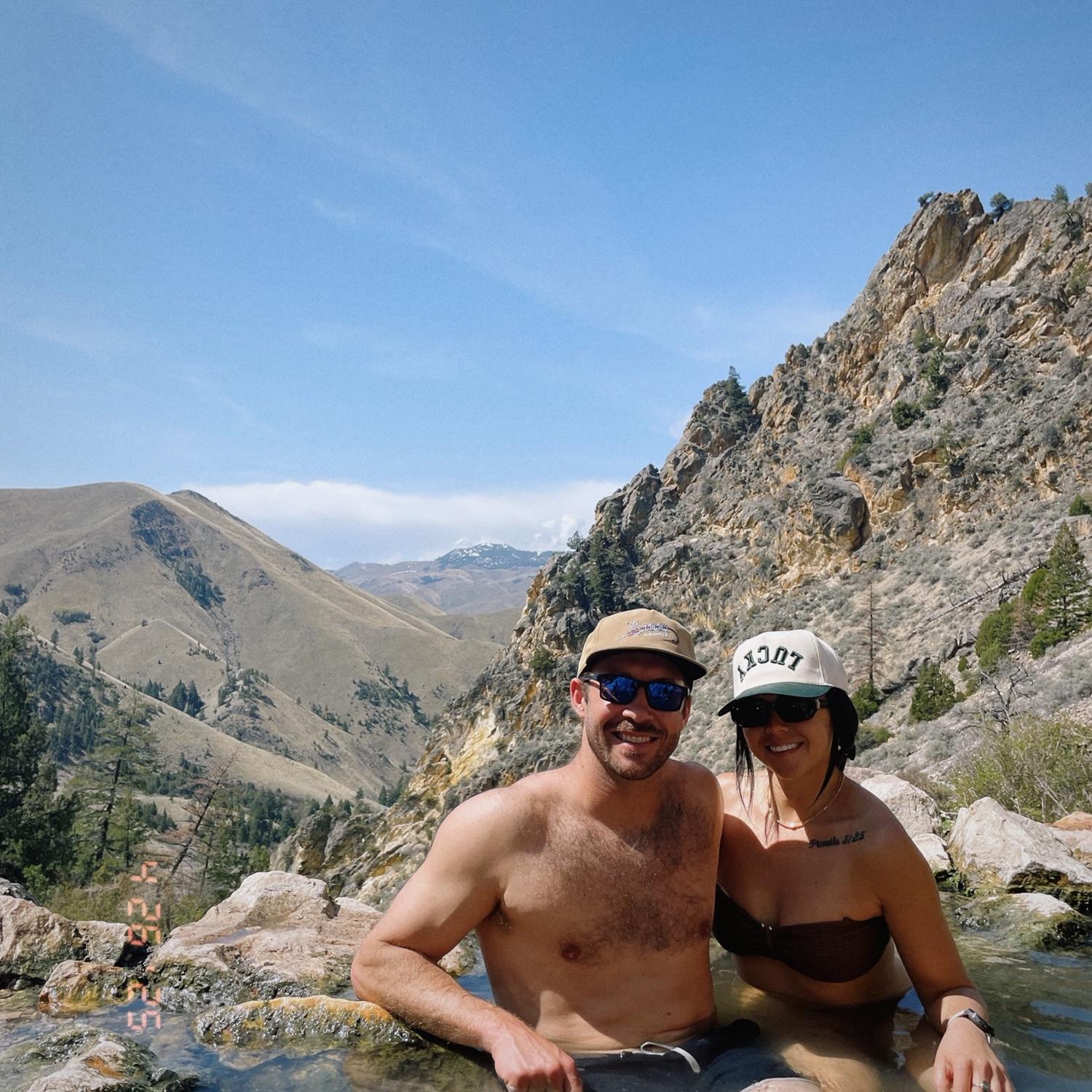 April 26th 2025– T and Austen drove to Salmon, Idaho to celebrate a friends birthday and soak in the natural hot springs.