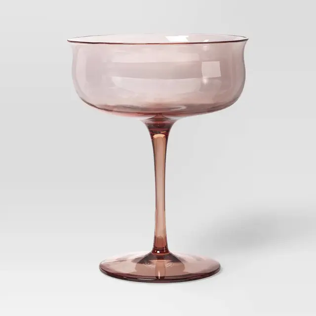 13oz Vintage Stemmed Tall Coupe Cocktail Rustic Barn - Threshold™