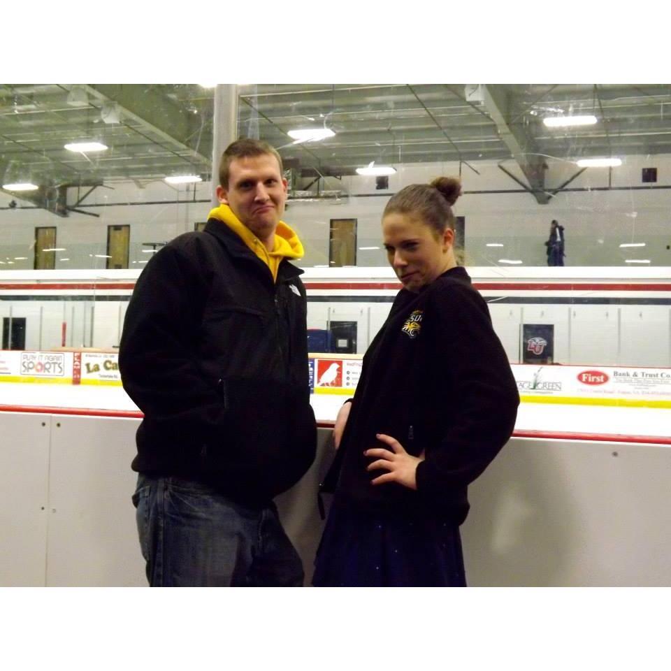 The time Kyle surprised Bridget at an Intercollegiate Competition