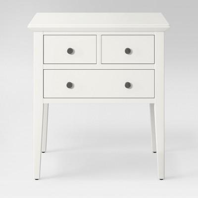 3 Drawer End Table Sour Cream - Threshold™