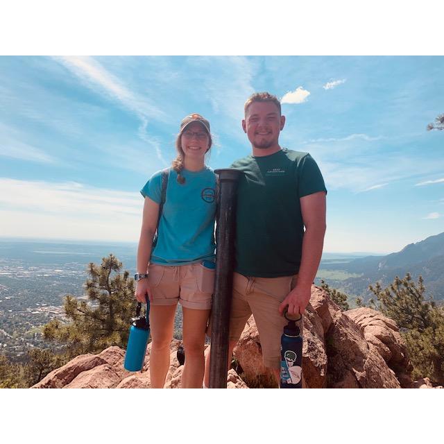 From the beginning we've loved going on adventures together! This is from our first hike up Mt. Sanitas in Boulder, CO.