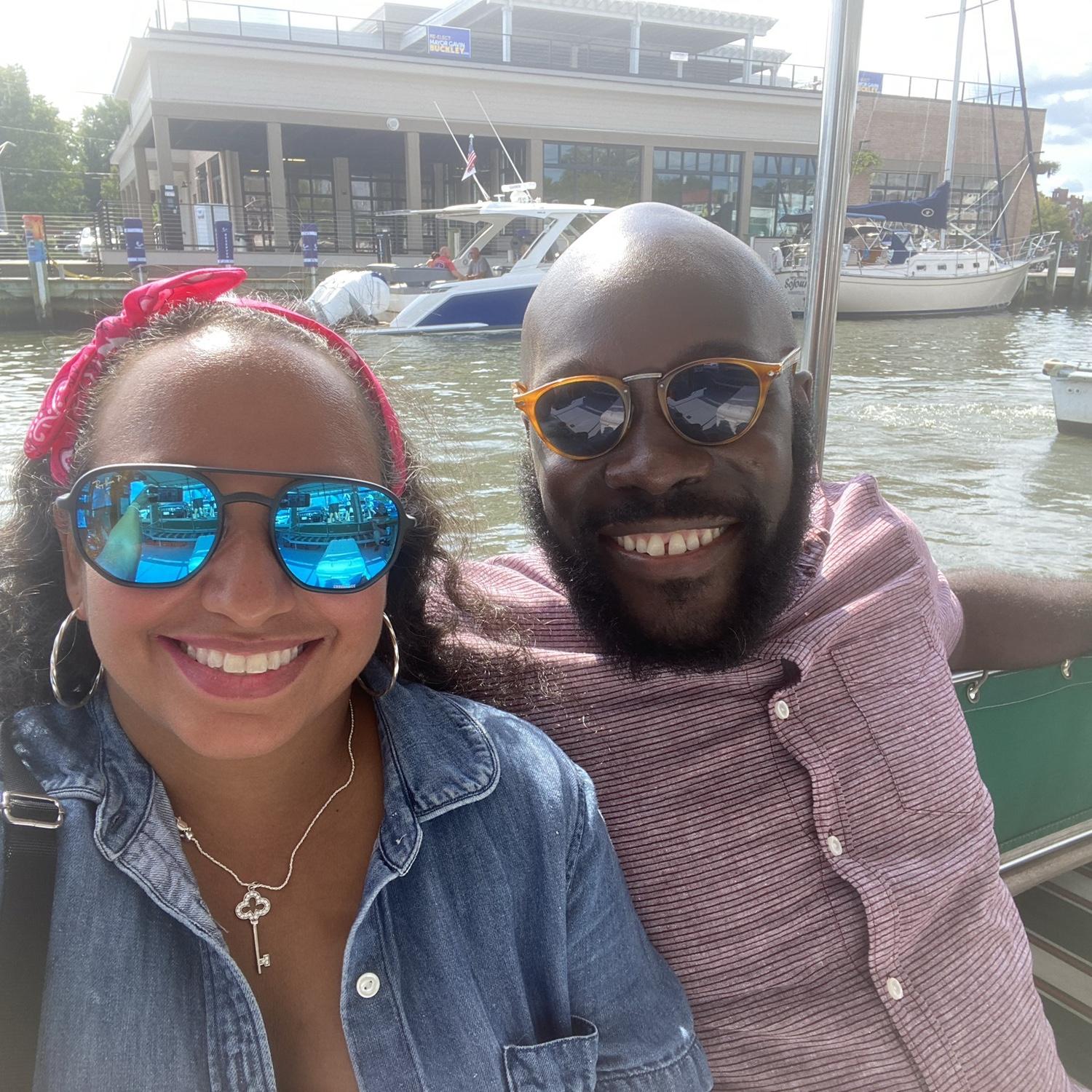 One of our first dates...day trip to Annapolis.