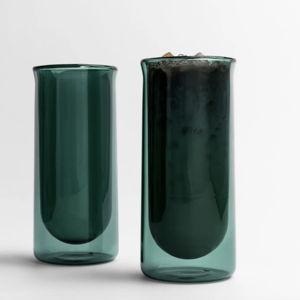 FLUR Iced Coffee Glasses teal