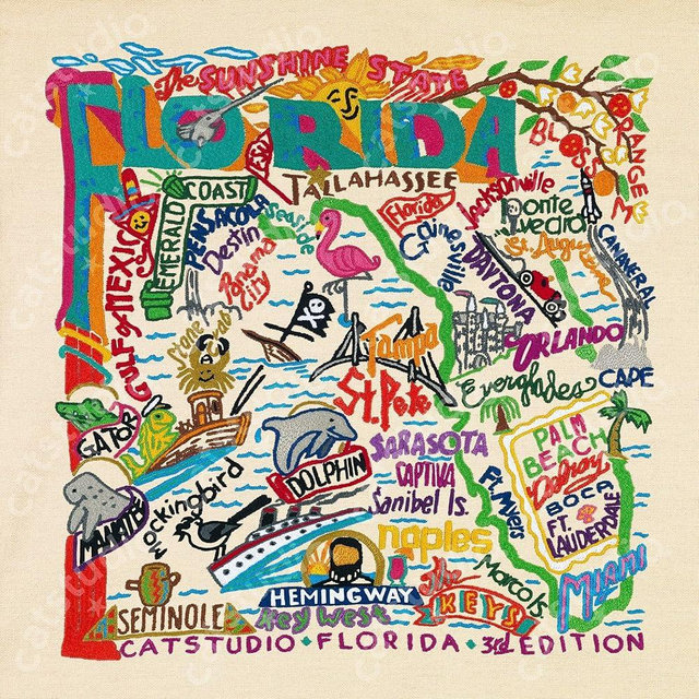 Catstudio Florida Fine Art Print | 10"x10"
