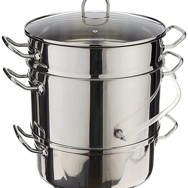 Norpro 619 Stainless Steel Steamer/Juicer, One Size, without Canning Kit