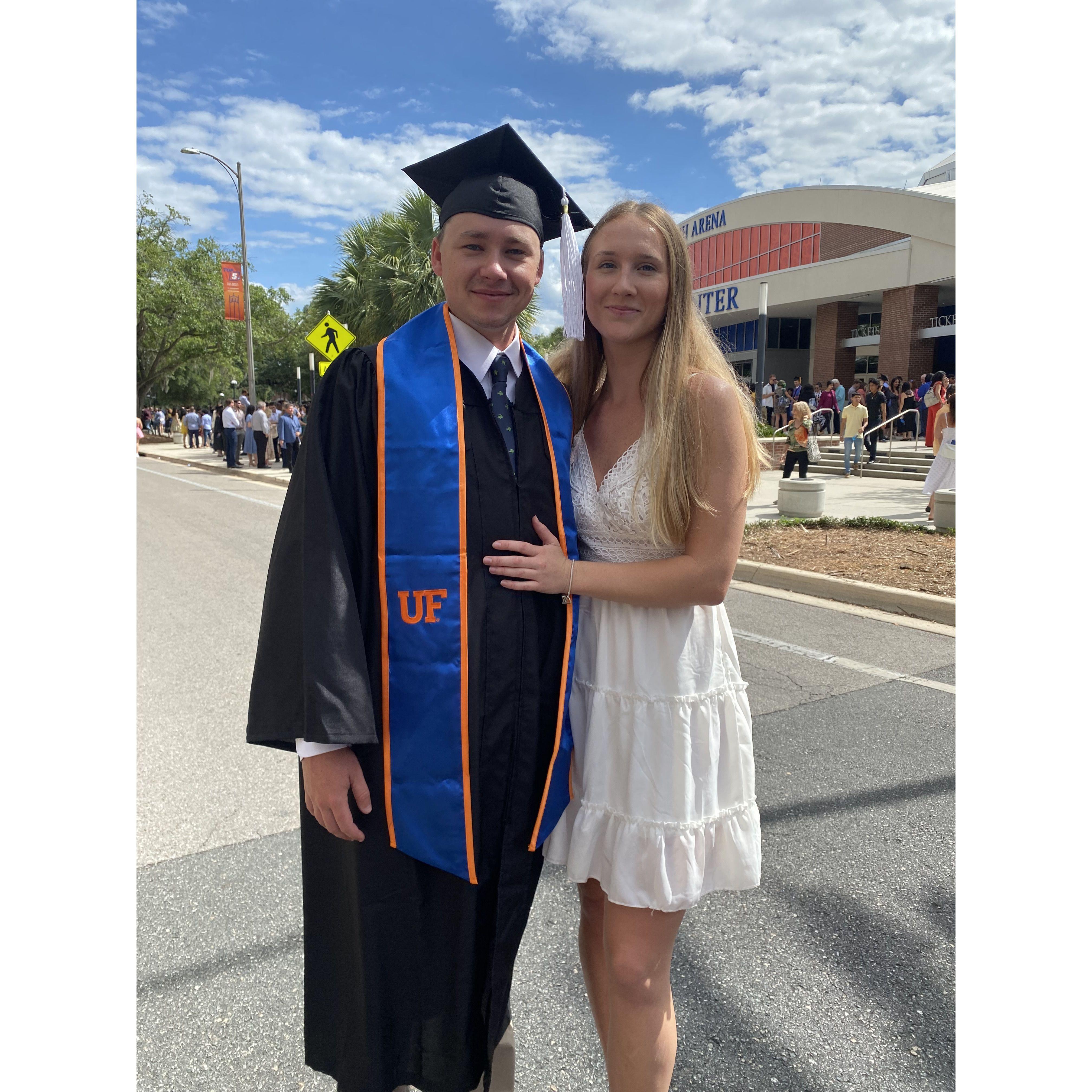 Ben's graduation from UF
