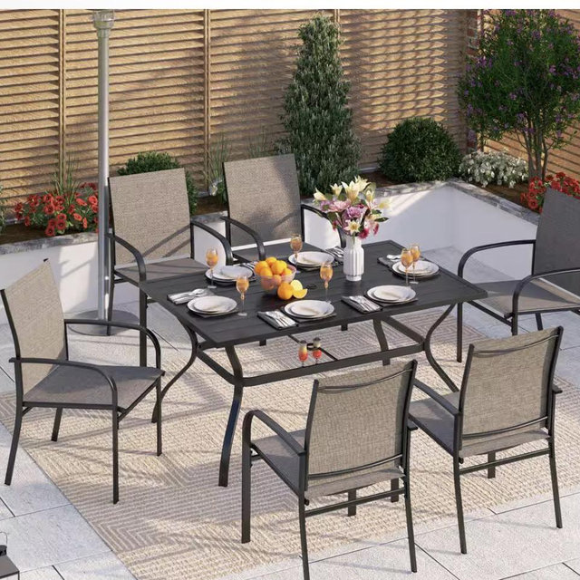 Outdoor table and chairs