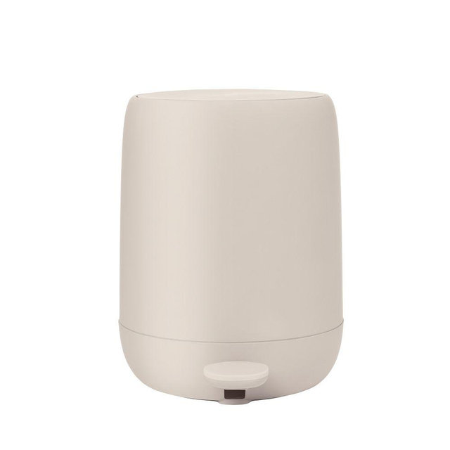 Blomus SONO Pedal Bin, Small, Moonbeam Cream