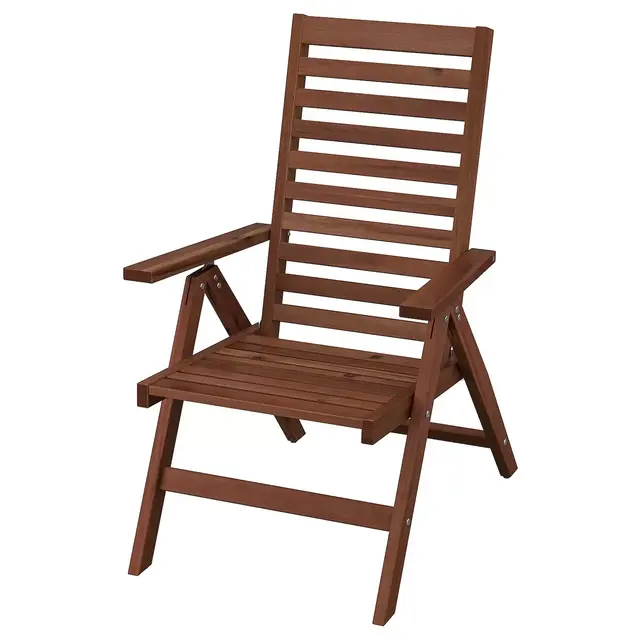 ÄPPLARÖ Outdoor Reclining Chair, foldable