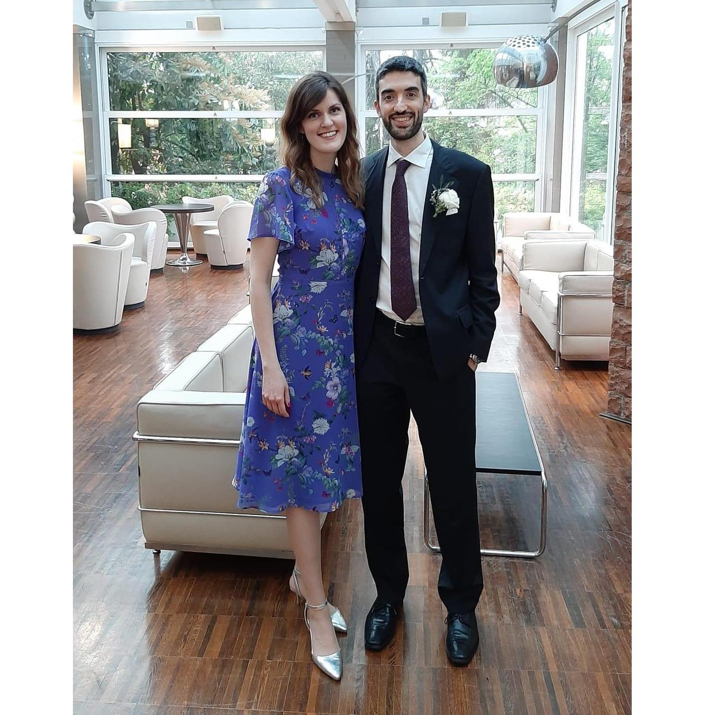 At our friends Francesco and Anna's wedding