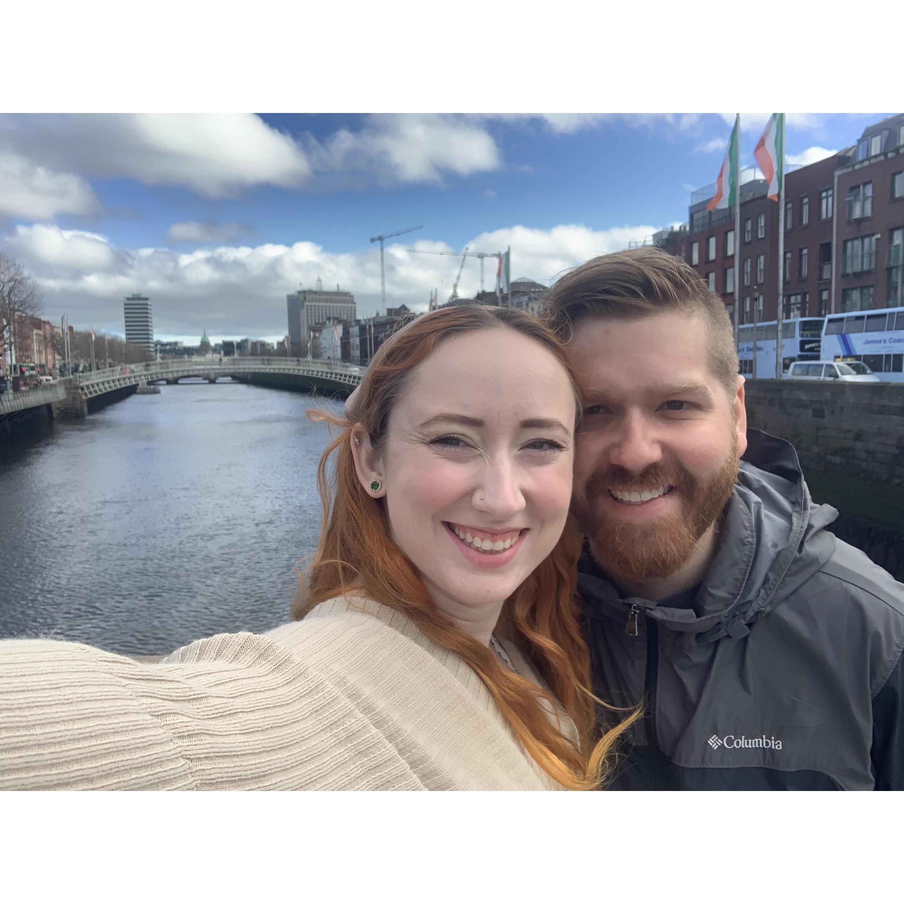 Ha’penny bridge in Dublin