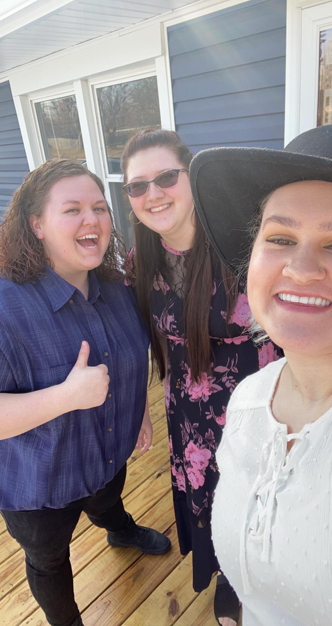 At Kat’s wedding in February!
