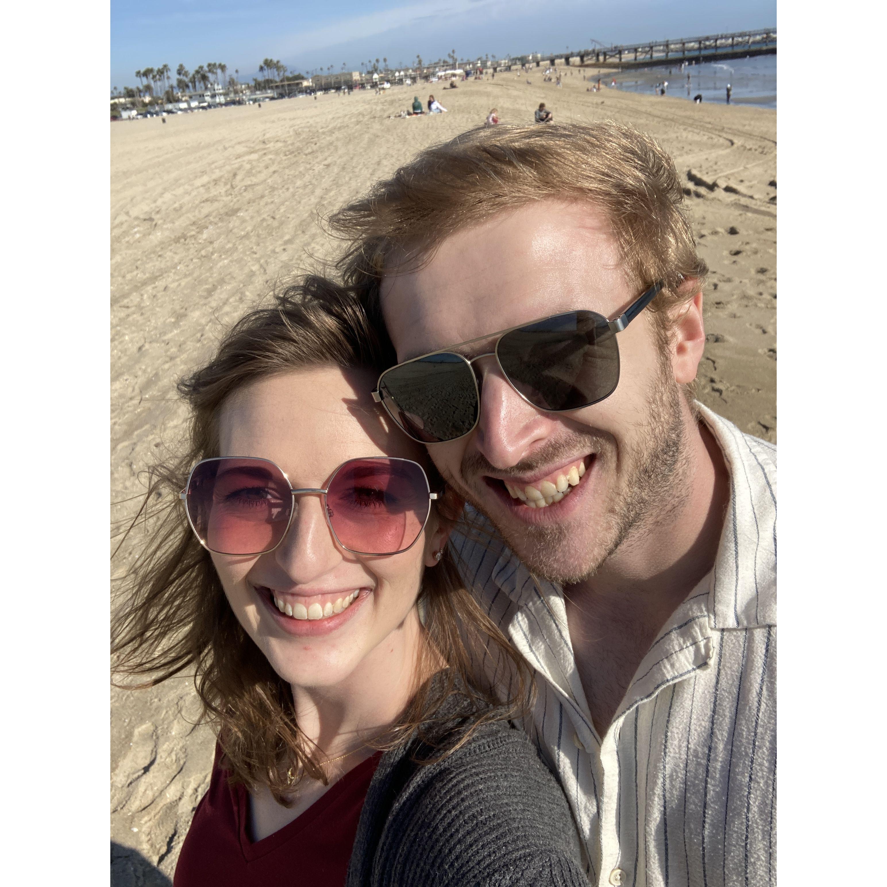 Quick trip to Cali for Daniel's cousin's wedding festivities. A walk on Seal Beach and dreaming about the future...it was so restorative.