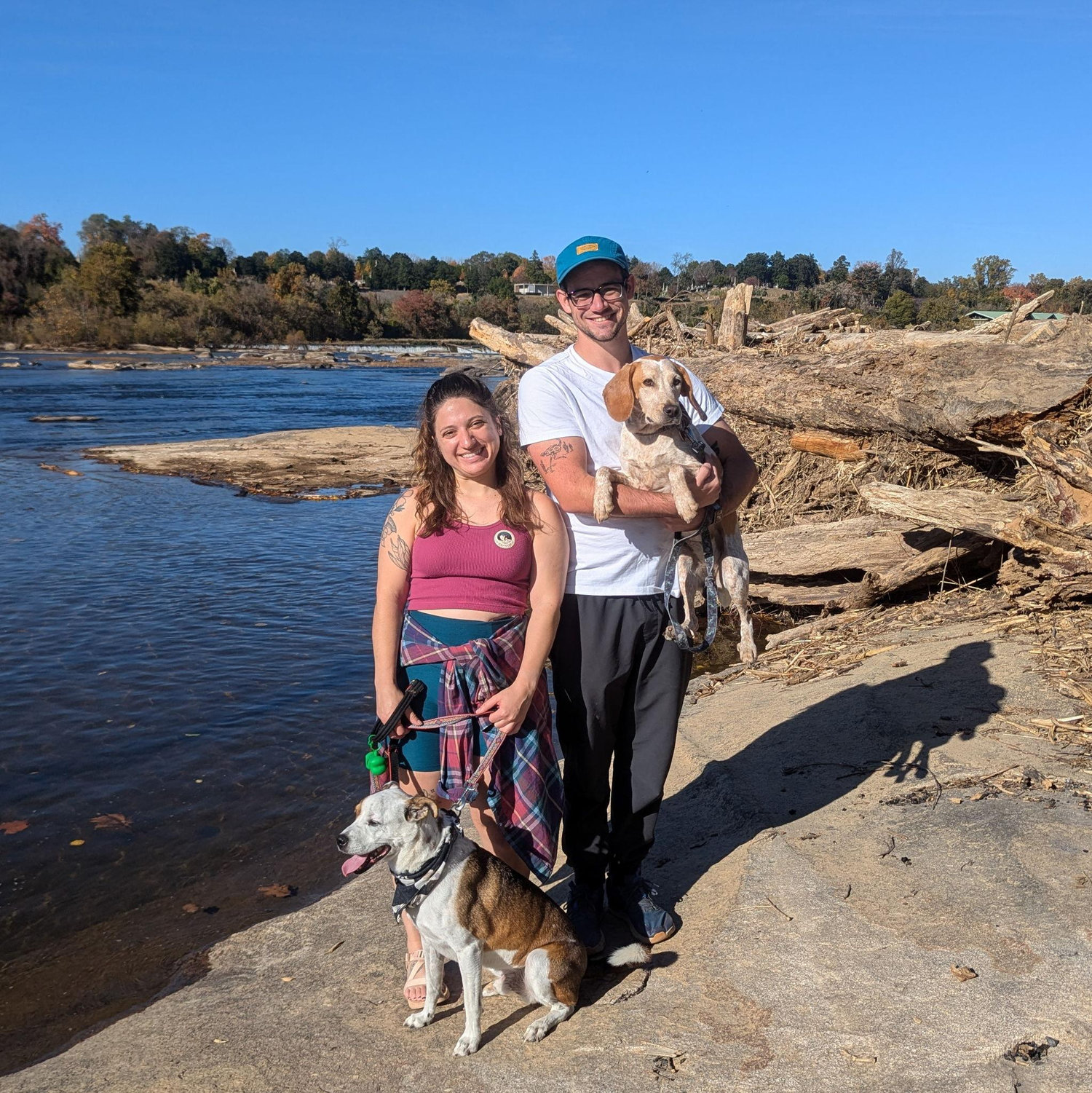 A beautiful day on the James with the fam