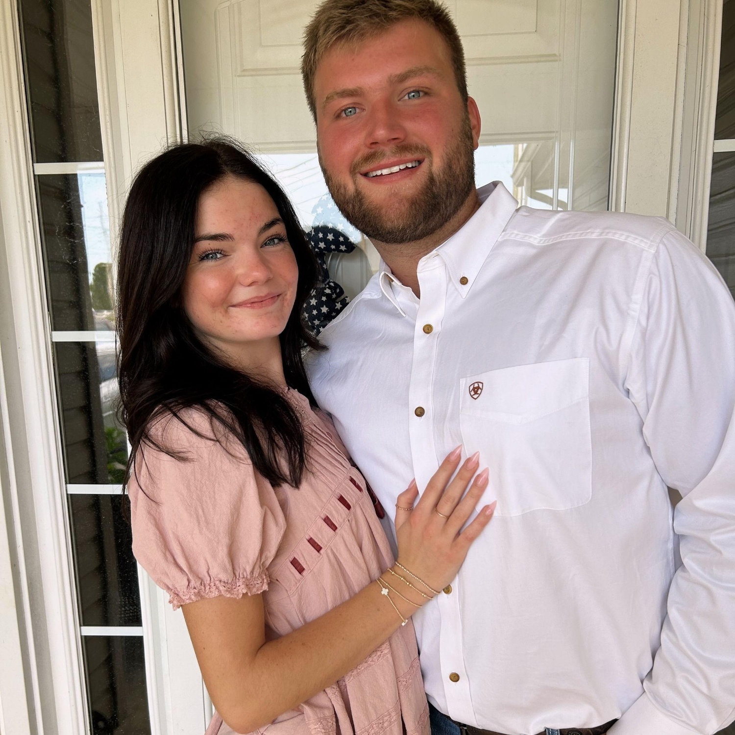 The first picture we posted together!