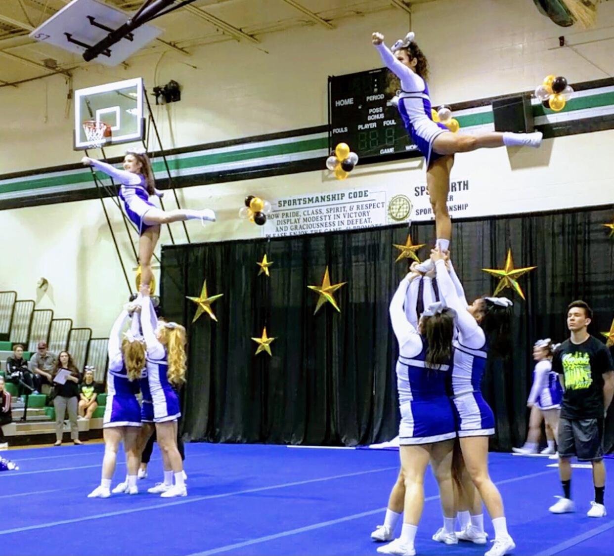 Madison’s favourite part of high school— cheer!