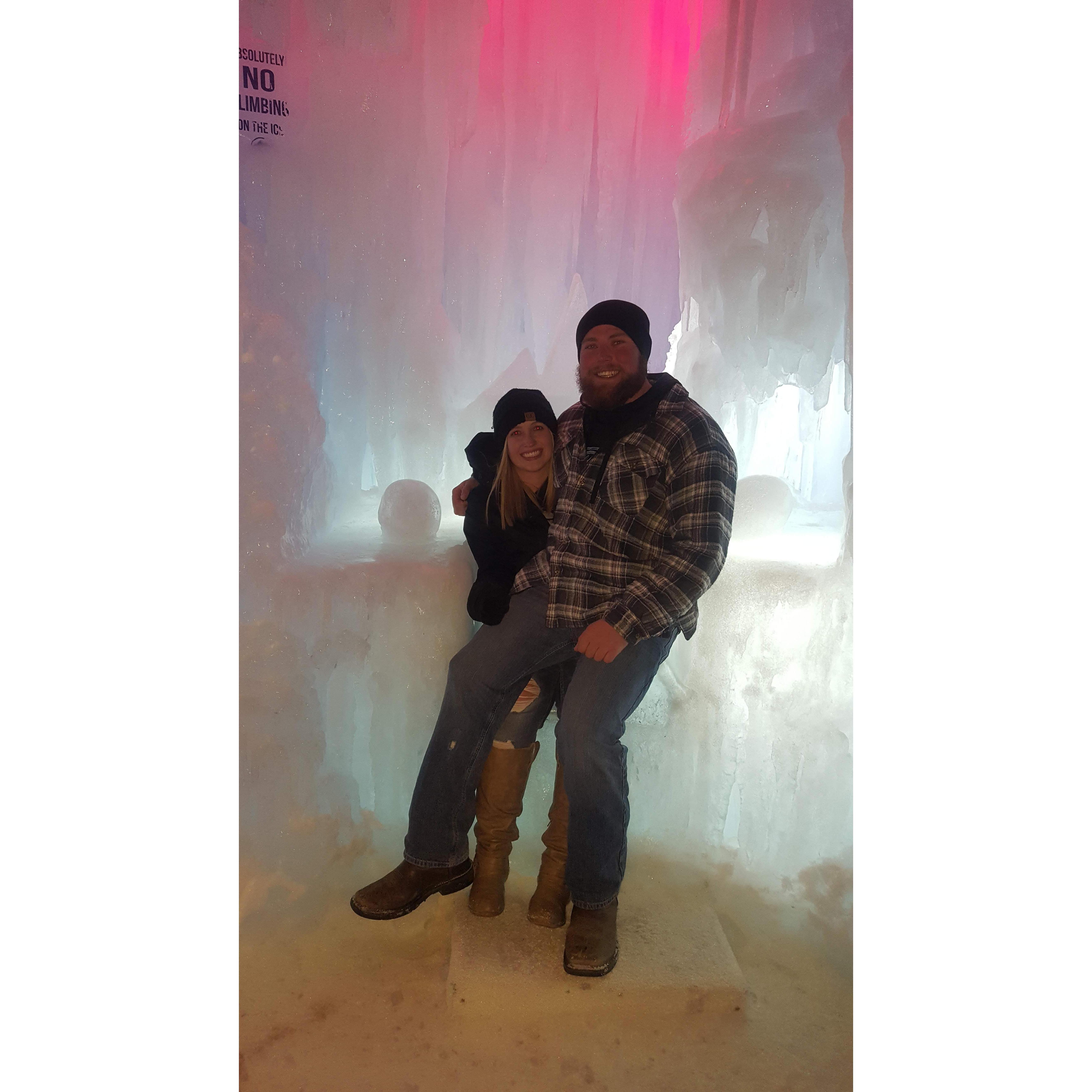 February 2020 - Ice Castles with Lacey's family