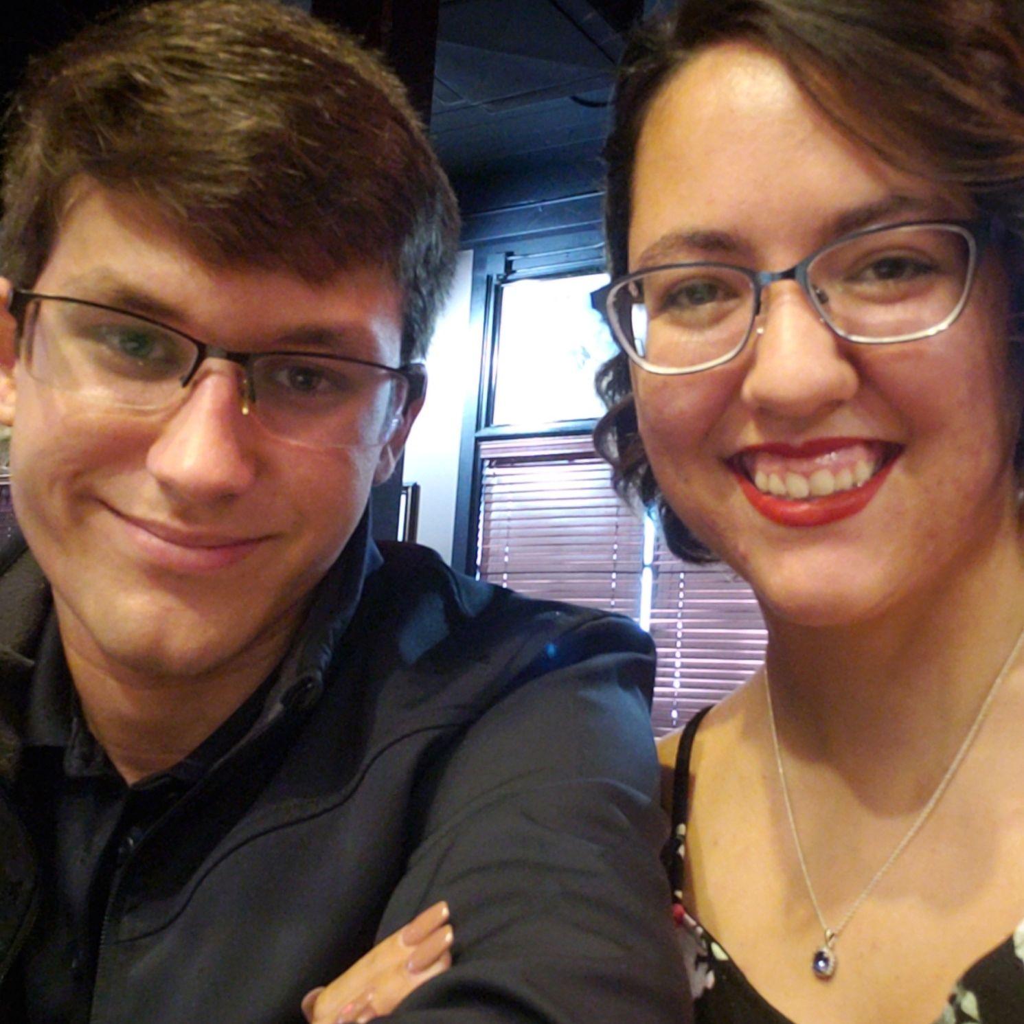 Our fifth year anniversary. Little did I know the ring was burning a hole in his pocket the whole dinner.
