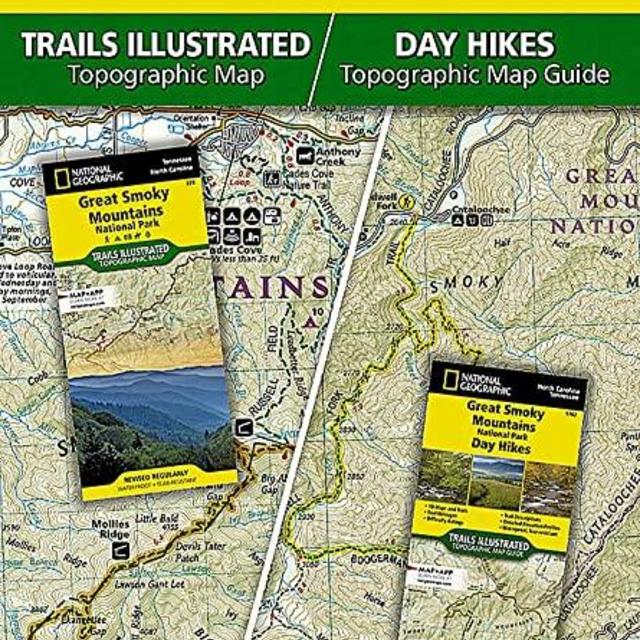 Great Smoky Mountains Day Hikes and National Park Map [Map Pack Bundle] (National Geographic Trails Illustrated Map)