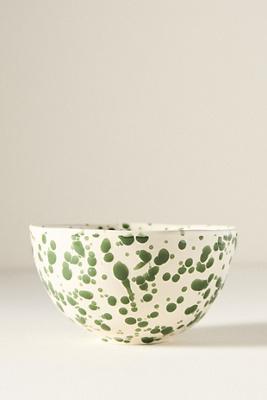 Splatter Portuguese Stoneware Cereal Bowl