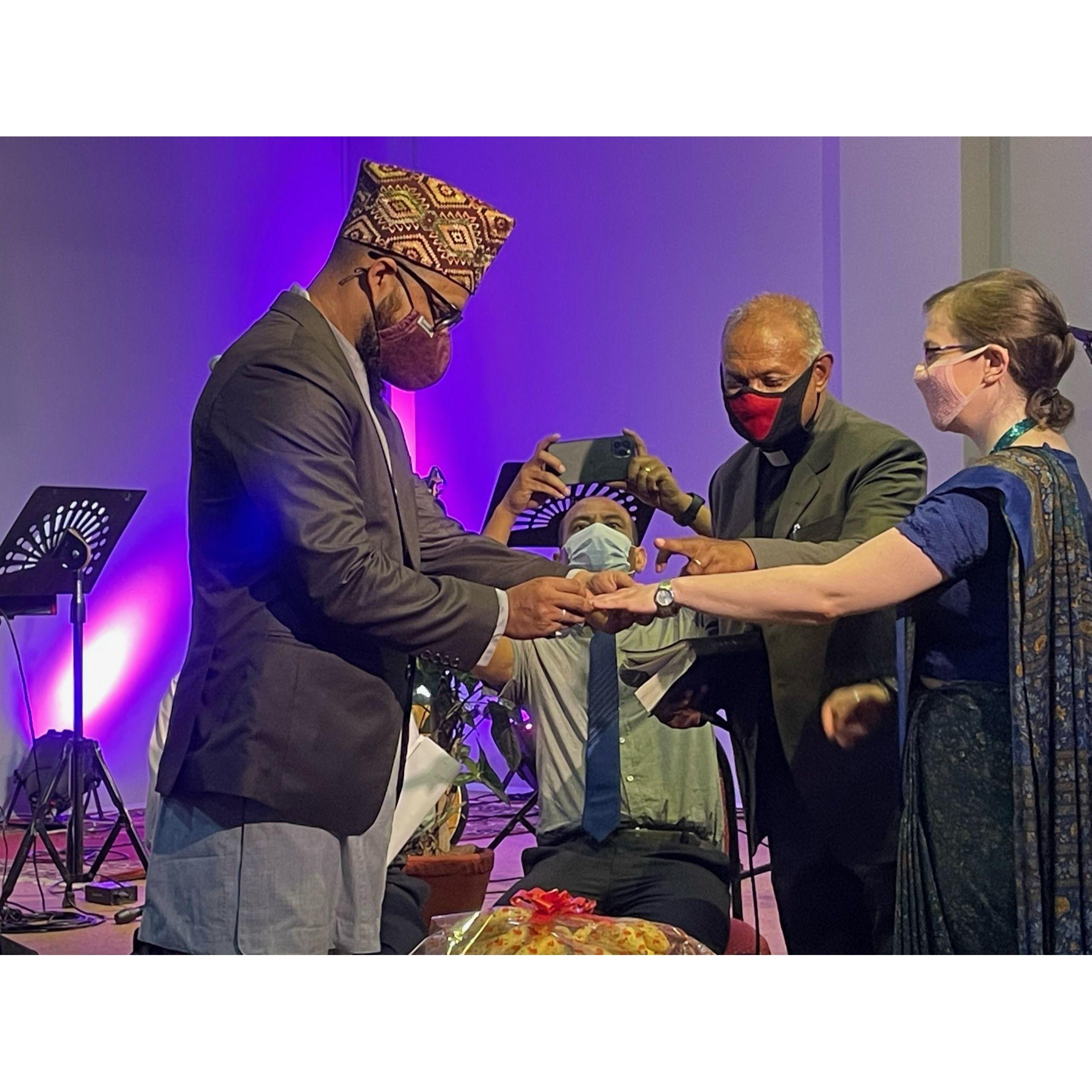 This was the "formal engagement," when we got the blessing of our respective church families.