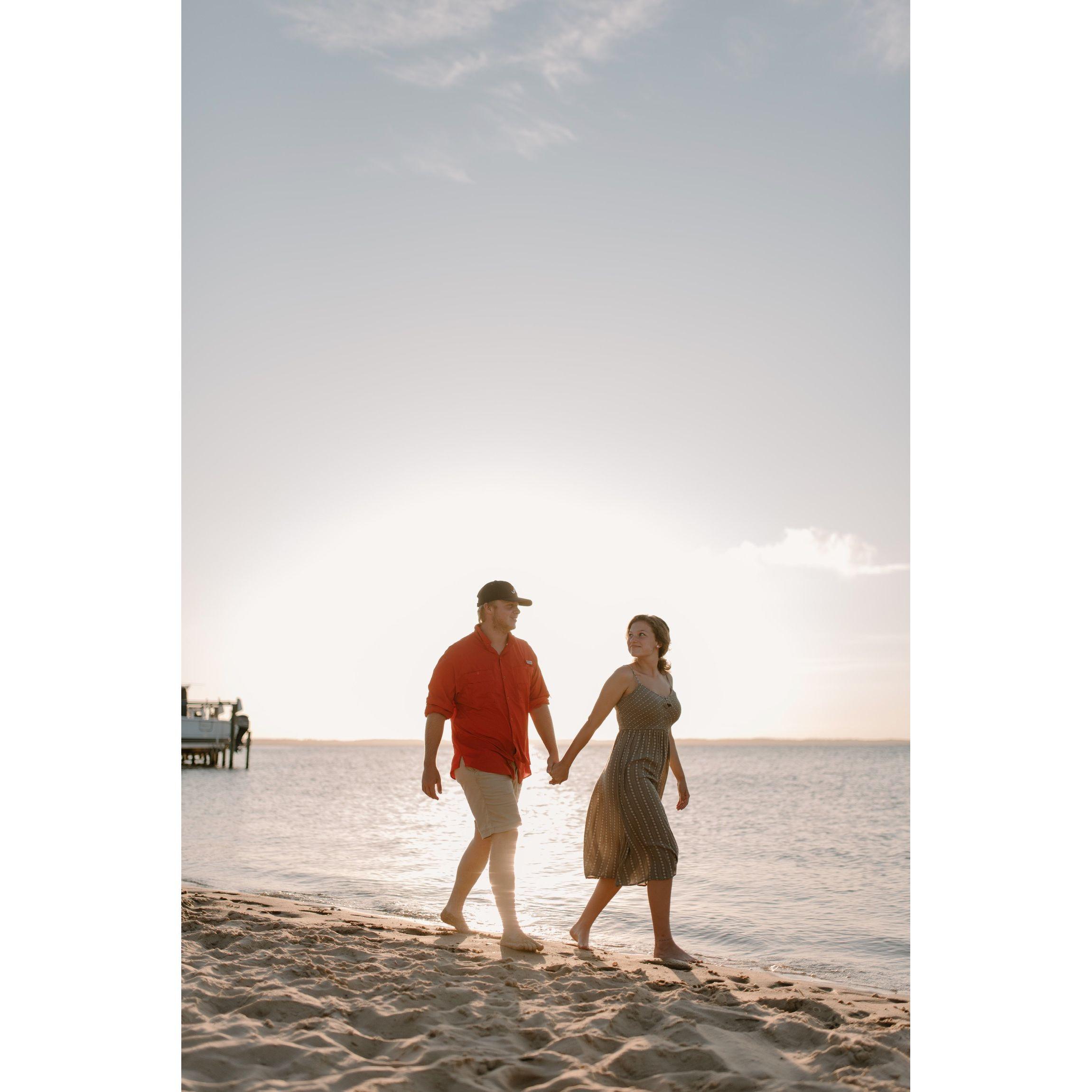 this is in 2020, my first summer going to the beach with Jackson and his family at Harker's Island! One of our favorite places to visit together.