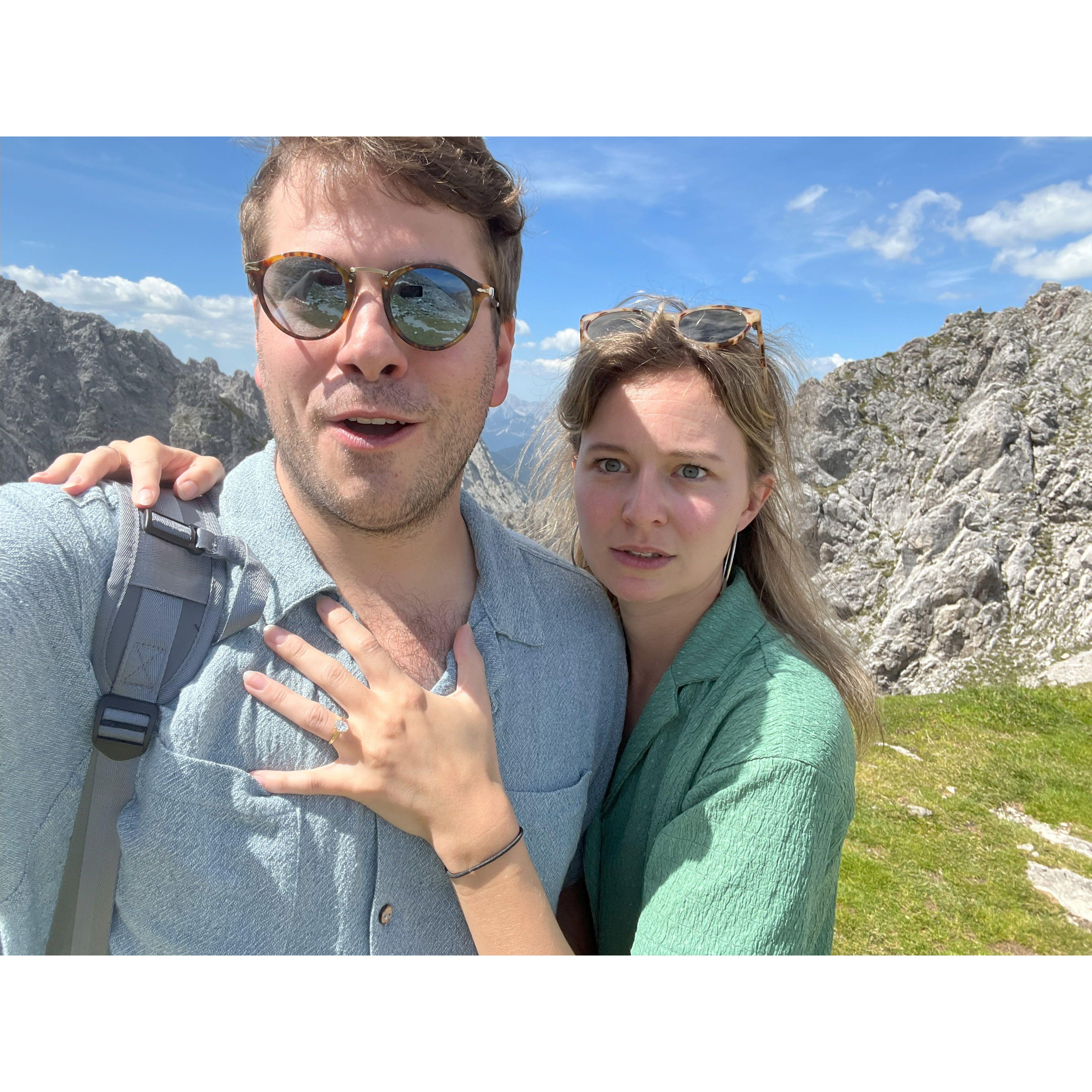 Engagement pics in Innsbruck, Austria