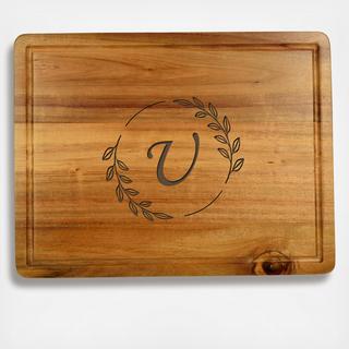 Personalized Acacia Charcuterie Cheese Cutting Board