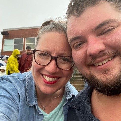 Even getting rained on is better next to you!  Blues Traveler Concert 2021