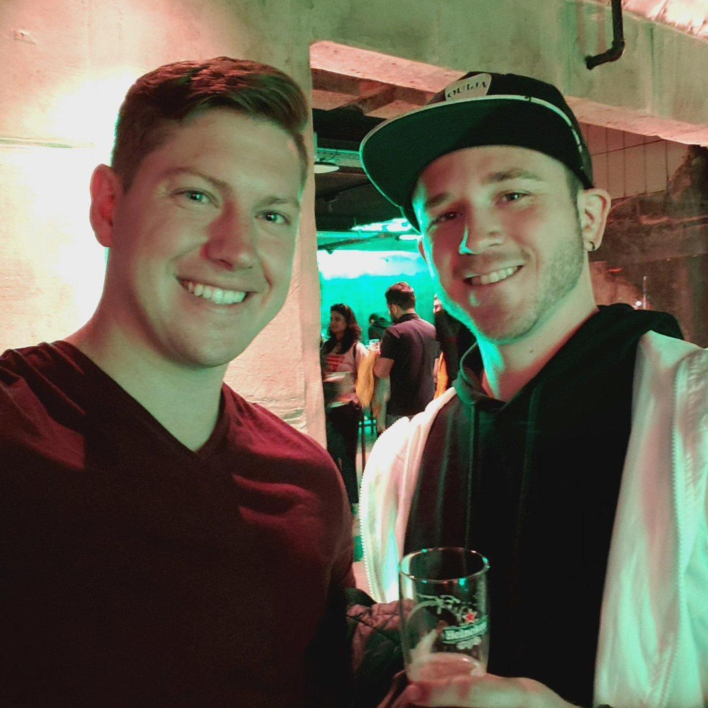 Us at the Heineken Brewery