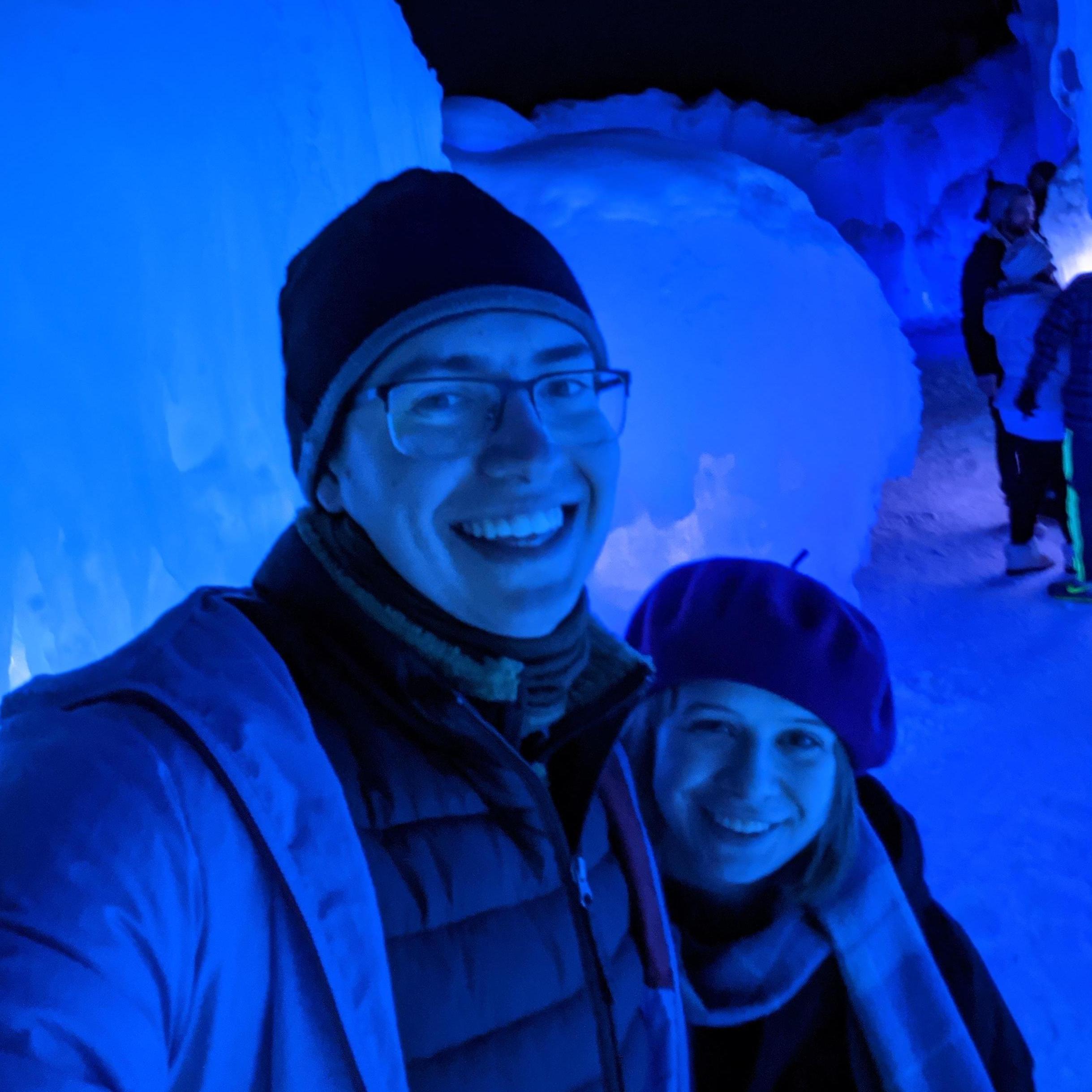 Our trip to an ice castle, just outside of Denver