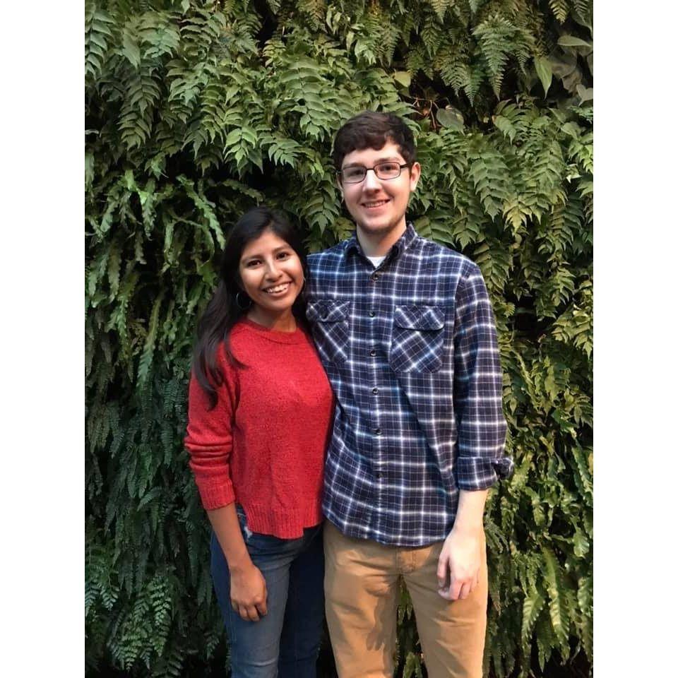 Baby Ana and Baby Fred celebrating their first Christmas together at Longwood Gardens
