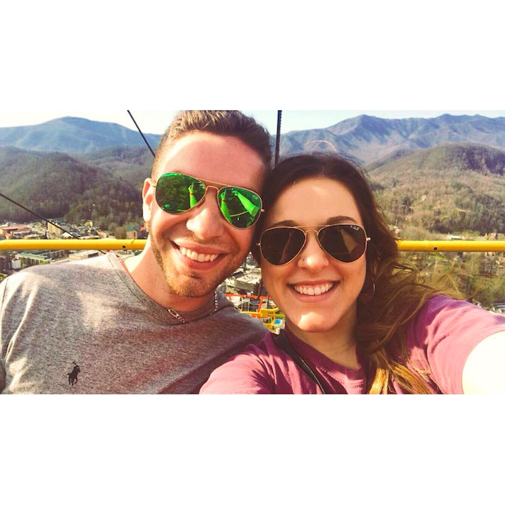 The sky light in Gatlinburg, TN