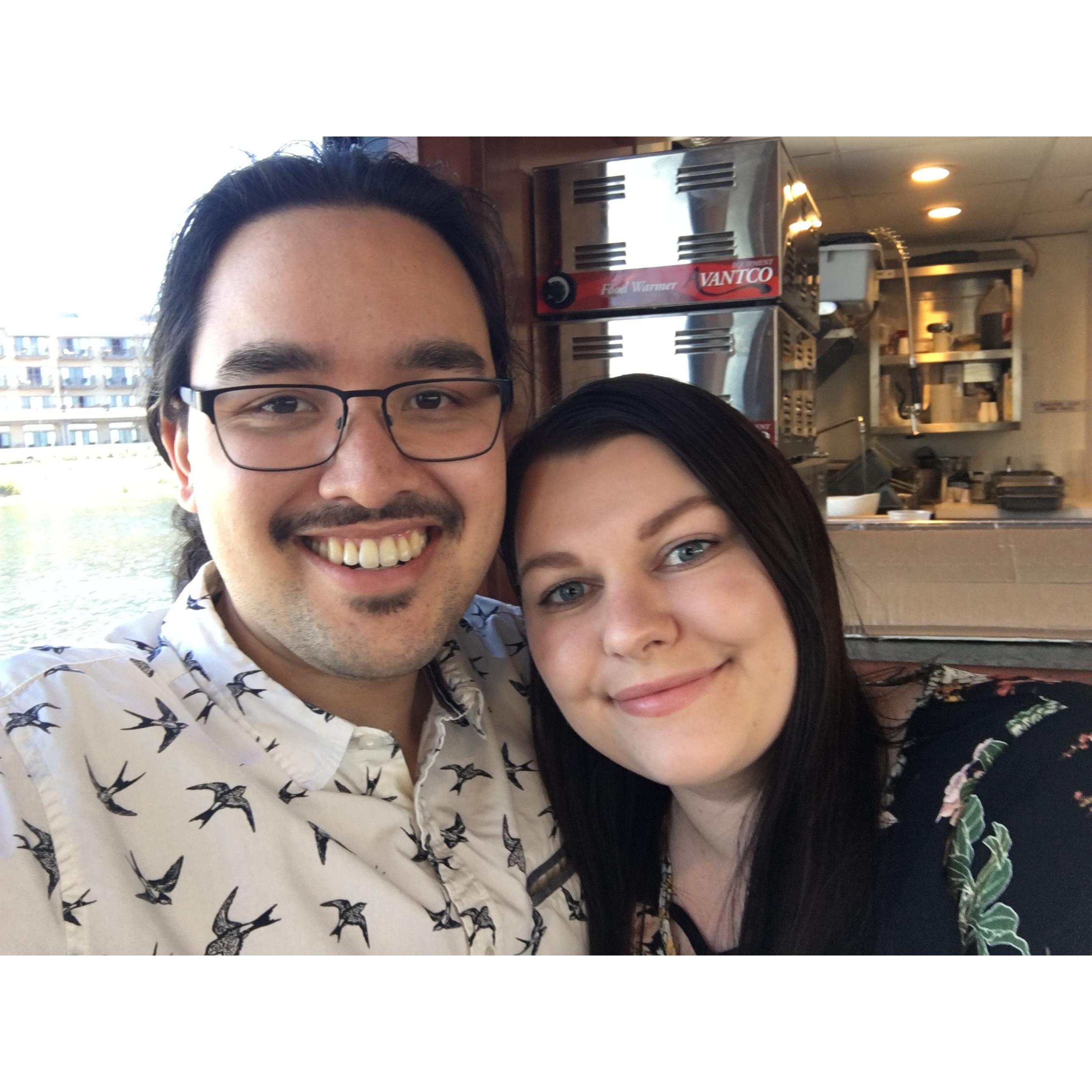 River cruise for our 3 year anniversary