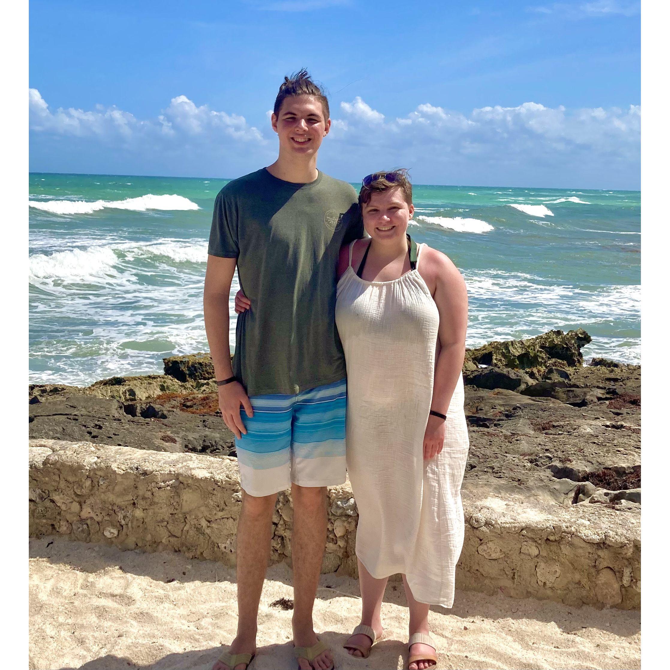 First trip to Mexico, April 2022. Isabella decided she wanted to go to Mexico 6 weeks before spring break.