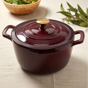 Mingle & Co. 5-qt. Enameled Cast Iron Dutch Oven