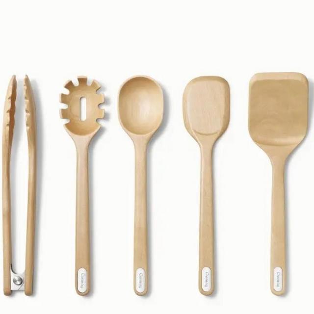 Caraway FSC Birch Wood Utensil Set (5 piece)