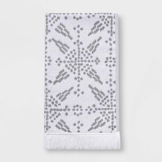 Tile Tufted Hand Towel Gray - Threshold™