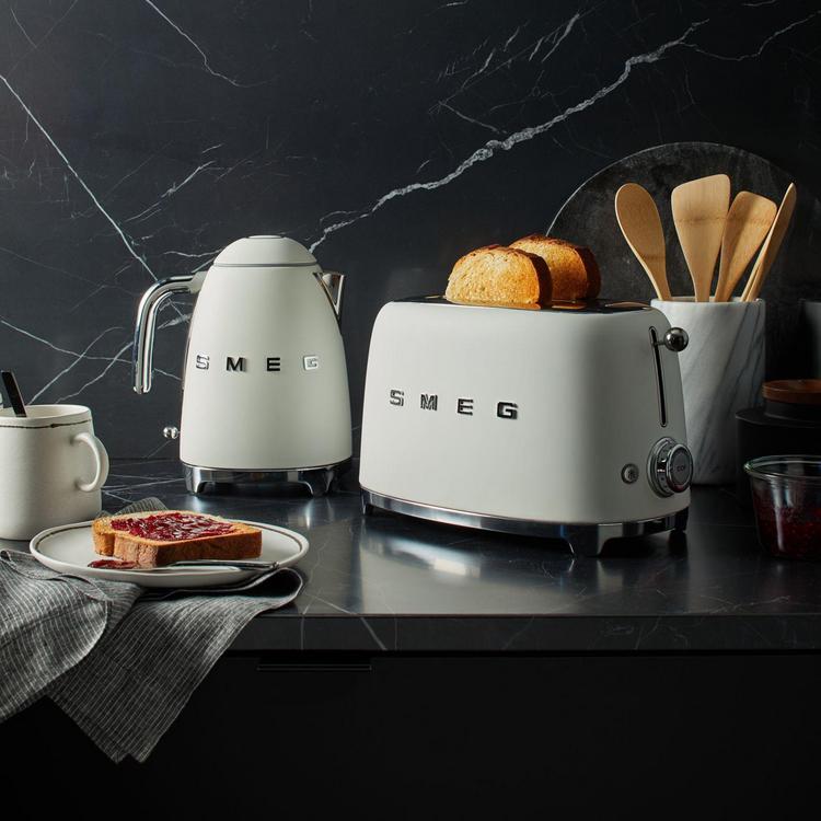  Smeg 50s Retro Line Cream 4x4 Slot Toaster: Home & Kitchen