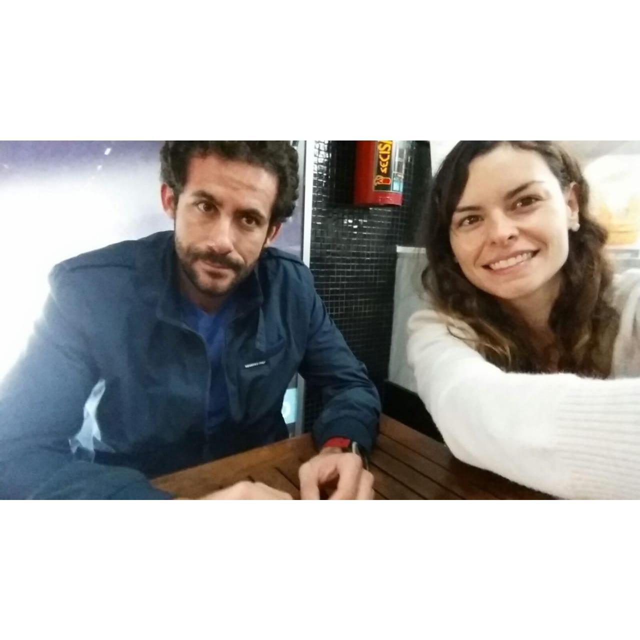 Despedida cuando me iba sola de viaje. noviembre del 2015.