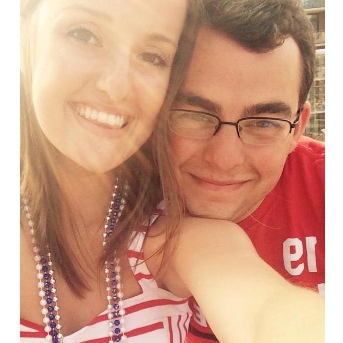 Katie's favorite picture of us. Taken July 4th, 2015.