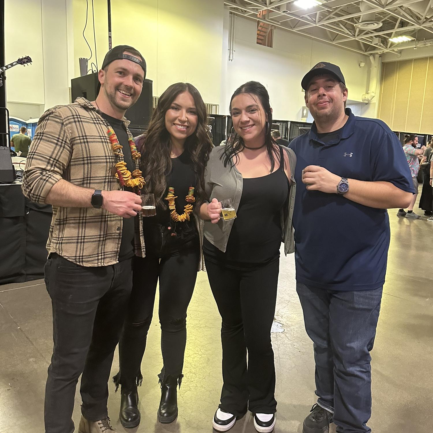 Yearly tradition!! Syd’s bridesmaid, Shelby, and her went to the Beer Festival for the first time in 2022. Since then, it’s been a double date tradition that we all do every year!!