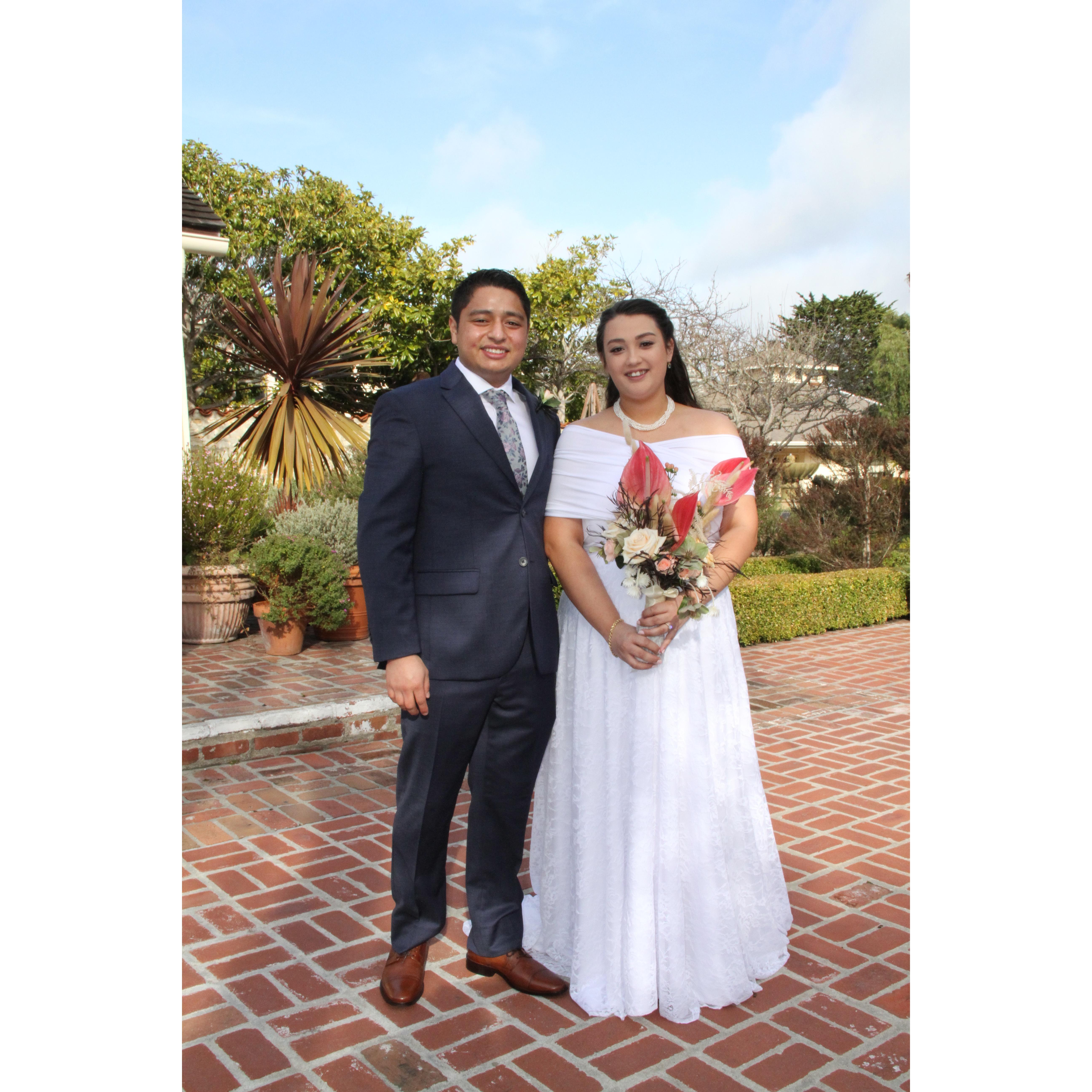 Bride and Groom! Finally!
